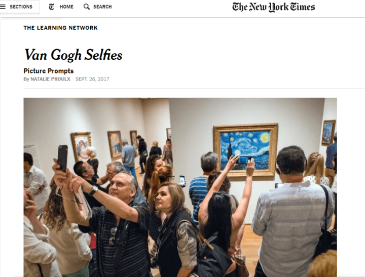 TNYT - Van Gogh Selfies
